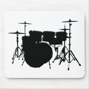 Customized Drum Set Mouse Pad