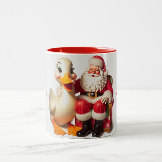 Customized Ducky Christmas Mug (Center)