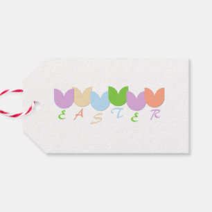 Customized Elegant Spring, Easter Holiday Tulips Gift Tags