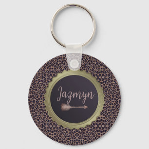 Customized Exotic Stylish Leopard Keychain