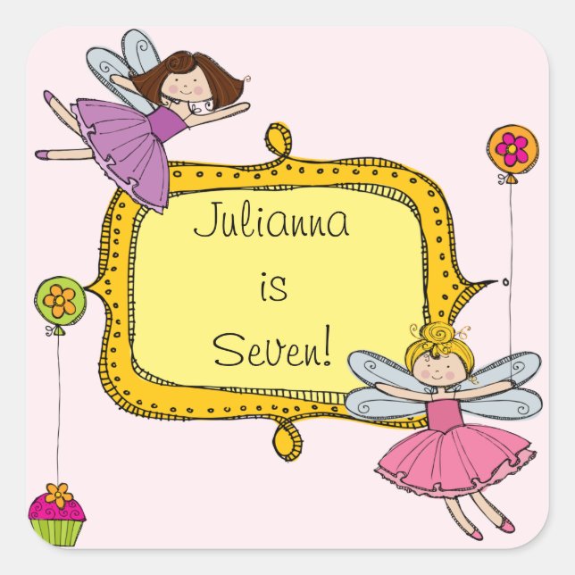 Customized Fairies Stickers (Front)