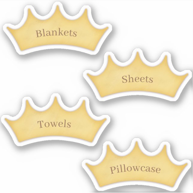 Customized Fairytale Room & Closet Storage Labels (Front)