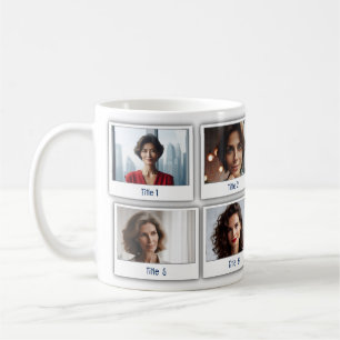 Customized Family Friends Eight Photos Coffee Mug
