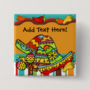 Customized Fiesta Button