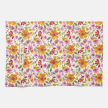 Customized Finally Spring Watercolor Floral