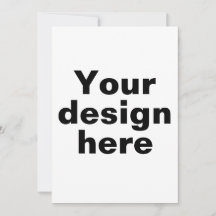 Customized Flat Invitation Card, Custom invite