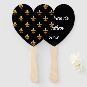 Customized Fleur de Lis Fan