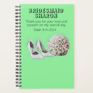 Customized Floral Bridesmaid Gift Planner