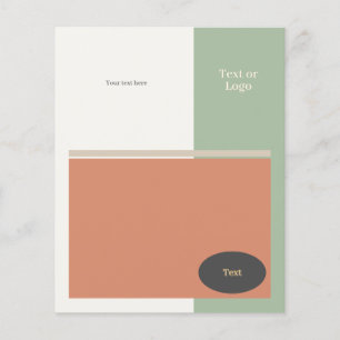 Customized Flyer in Fresh & Organic Colours