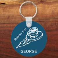 Customized Flying Coffee Saucer Navy