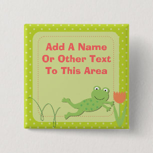 Customized Frog Button