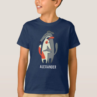 Customized Galgo and Podenco Kids T-Shirt