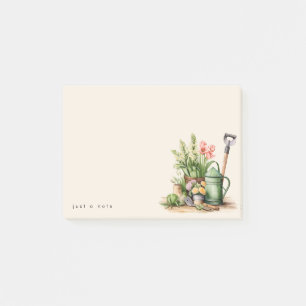 Customized Gardening Tools Post-it Notes