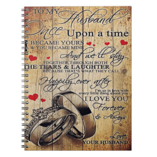 Customized Gift For Family   To My Husband Present Notebook