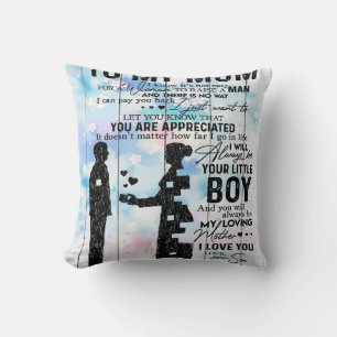 Customized Gift For Mom, Cute Quotes Present, Throw Pillow