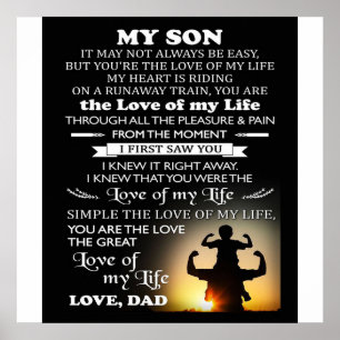 Customized Gift For Son   Best gift for kid Poster