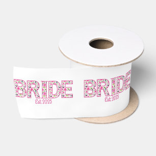 Customized gift ribbon for wedding shower satin ribbon