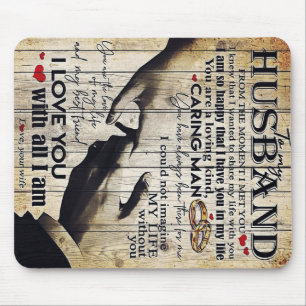 Customized Gift To My Husband, Home Decor Mouse Pad