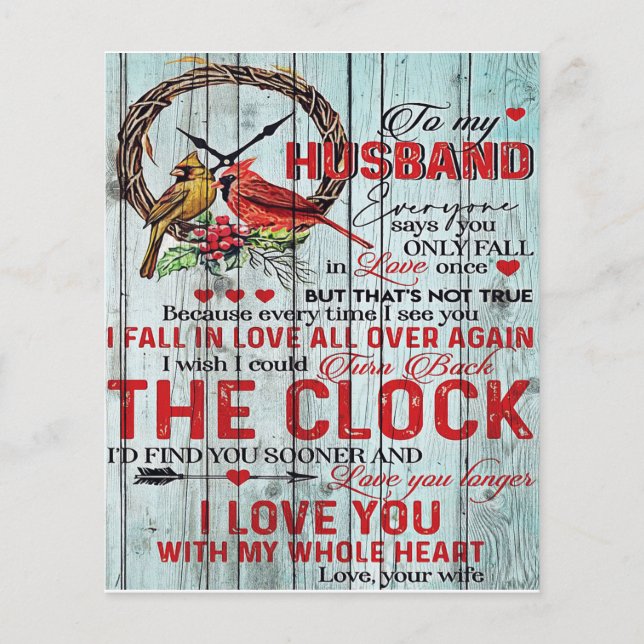 Customized Gift, To My Husband Letter Flyer (Front)