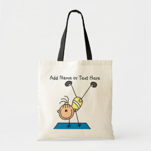 Customized Girl Gymnast Handstands Tote  Bag