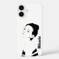 Customized girl illustration
