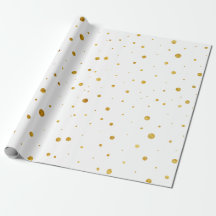 Customized Gold Foil Luxury Pattern Wrapping Paper
