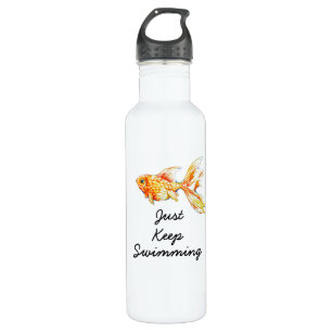 Customized Goldfish Art Water Bottle