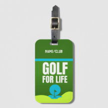 Customized Golf Club Luggage Tag