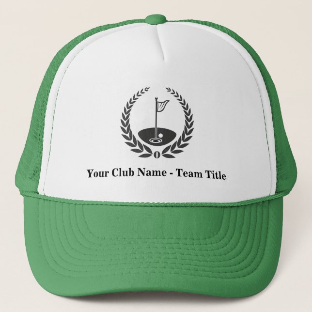 Customized Golf Hat for Golf Team / League (Front)