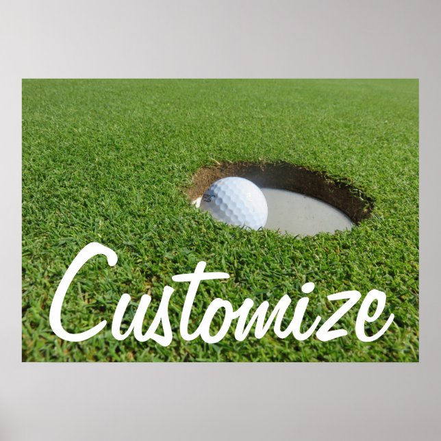 Customized Golf Poster (Front)