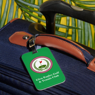Customized Golf & Tennis Country Club Luggage Tag