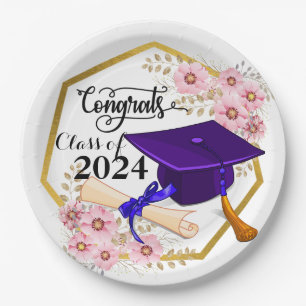 Customized Graduating Yearly Class Paper Plate