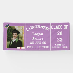 customized graduation 2023 with name and Photo Banner