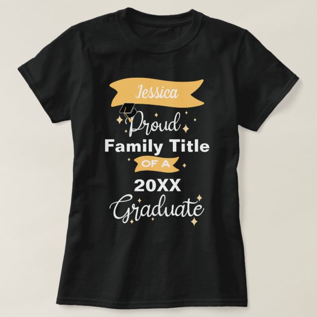customized graduation 2023 with name Proud Family T-Shirt (Design Front)