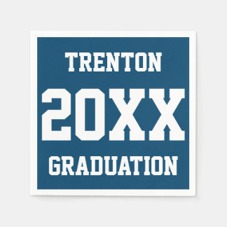 Customized Graduation Day Party Supplies Idea Napkin