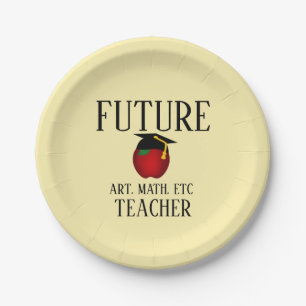 Customized Graduation Party Future Teacher Paper Plate