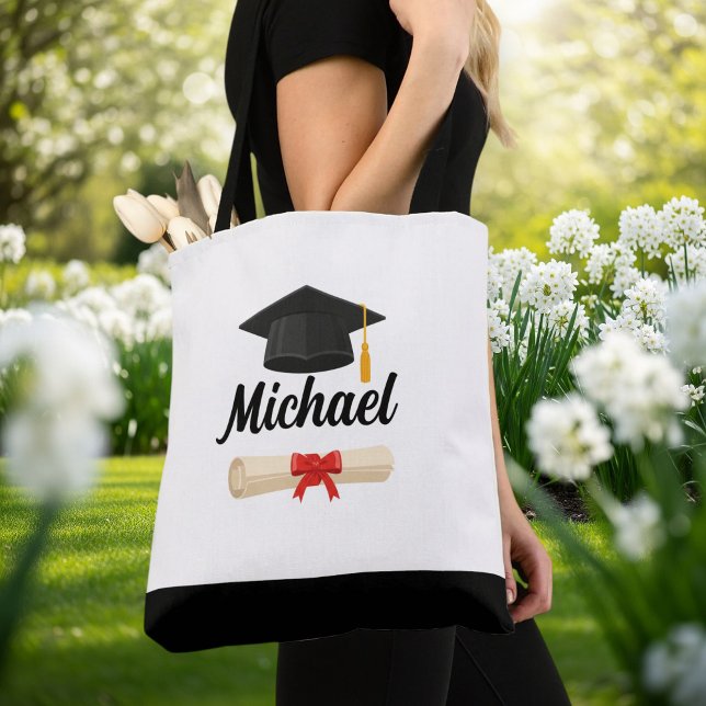 Customized Graduation Tote Bag - Canvas Bag (Créateur téléchargé)