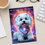 Customized Great Niece with Dog Birthday Poem Card<br><div class="desc">Personalize your own greeting and even your poem for your great niece. They are extremely hard cards to find, but not here! Adorable Maltese is perfect for your beloved young lady, but you can always change it to your own photo of her real dog, too! Personalize it using our Design...</div>