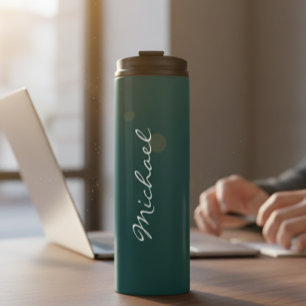 Customized Green Thermal Bottle, teacher gift Thermal Tumbler