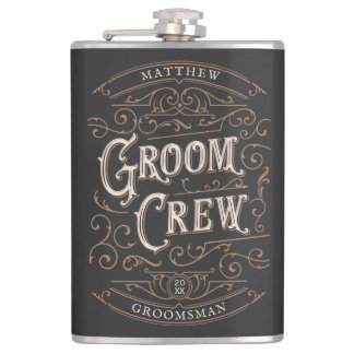 Customized Groomsmen Gift Hip Flask