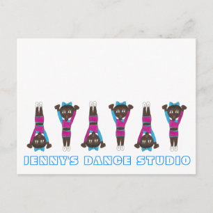 Customized Gym Dance Studio Gymnastics Acrobatics Postcard