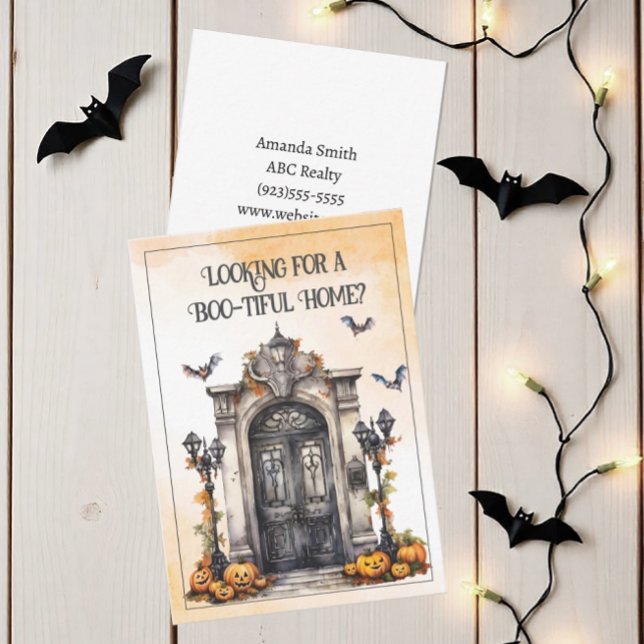 Customized Halloween Pop By Card (Halloween Boo Tiful Home Pop By Card)