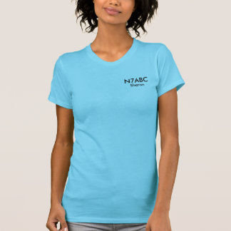 Customized Ham Radio T-Shirt