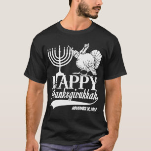 Customized Happy Thanksgivukkah T-Shirt