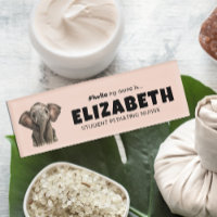 Customized Hello My Name Is Elephant Magnetic Name