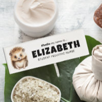 Customized Hello My Name Is Hedgehog Magnetic Name