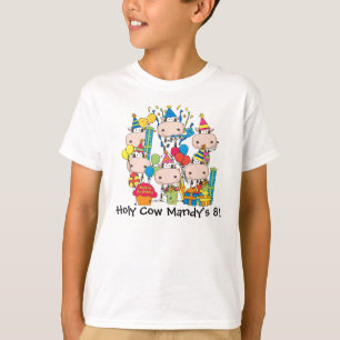 Customized Holy Cow Birthday T-shirt