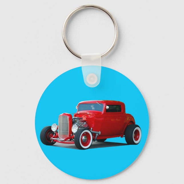 customized hot rod keychain (Front)
