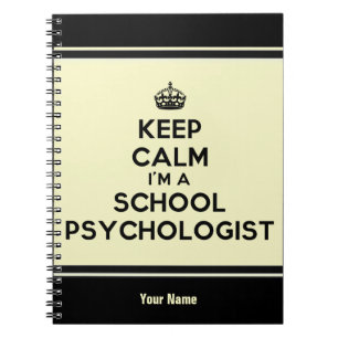 Customized I'm A School Psychologist Note Book