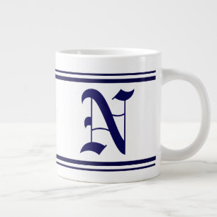 Customized Initial Jumbo Mug